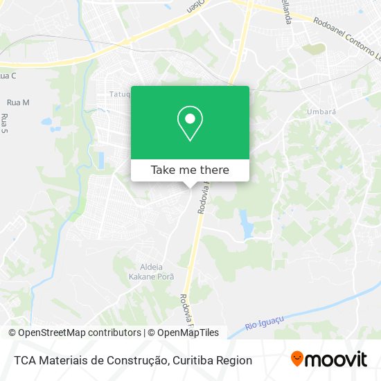 TCA Materiais de Construção map