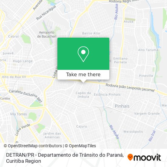 DETRAN / PR - Departamento de Trânsito do Paraná map