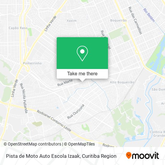 Pista de Moto Auto Escola Izaak map