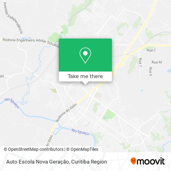 Auto Escola Nova Geração map