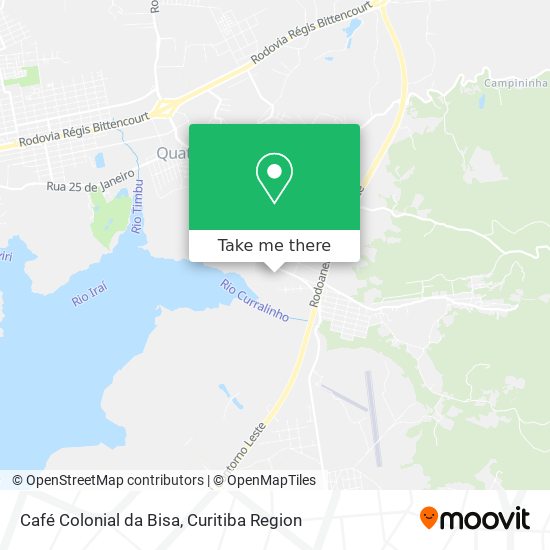 Café Colonial da Bisa map