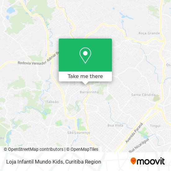 Loja Infantil Mundo Kids map