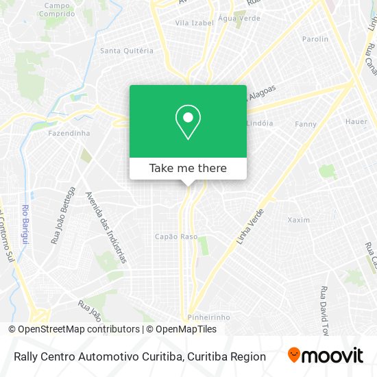 Rally Centro Automotivo Curitiba map