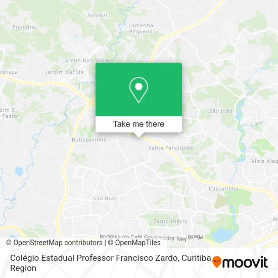 Colégio Estadual Professor Francisco Zardo map