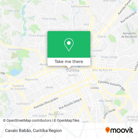 Cavalo Babão map