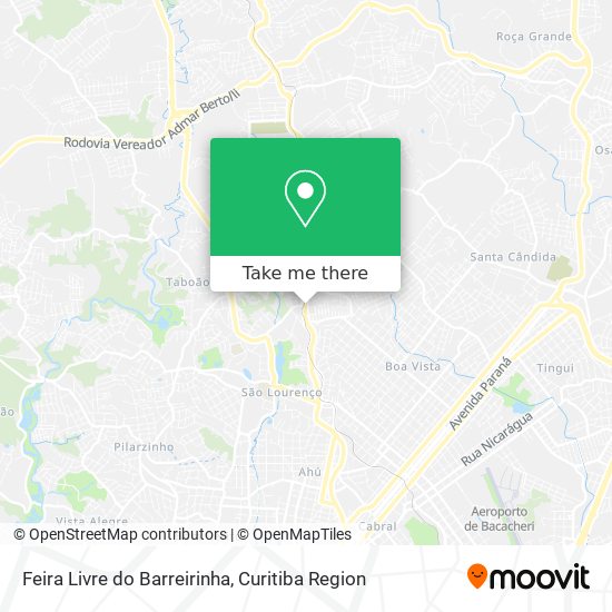 Feira Livre do Barreirinha map