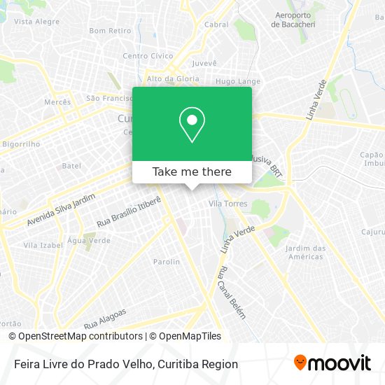 Feira Livre do Prado Velho map