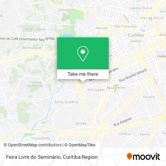 Feira Livre do Seminário map