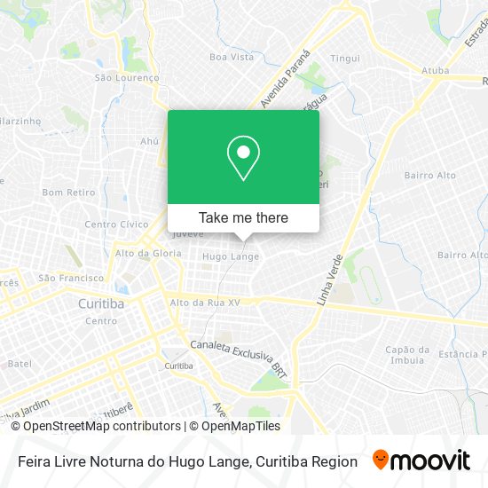 Feira Livre Noturna do Hugo Lange map