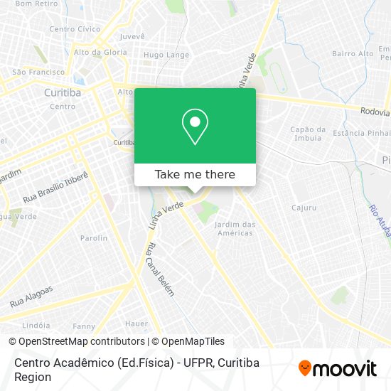 Centro Acadêmico (Ed.Física) - UFPR map