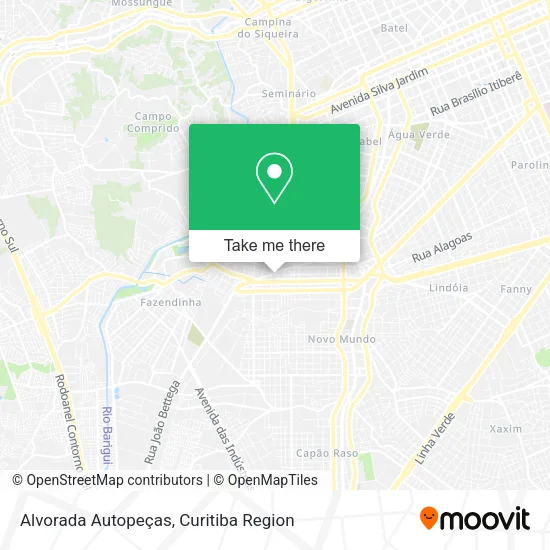 Alvorada Autopeças map