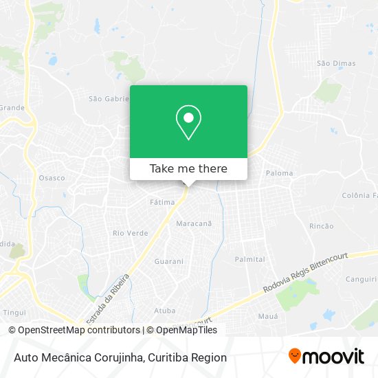 Auto Mecânica Corujinha map