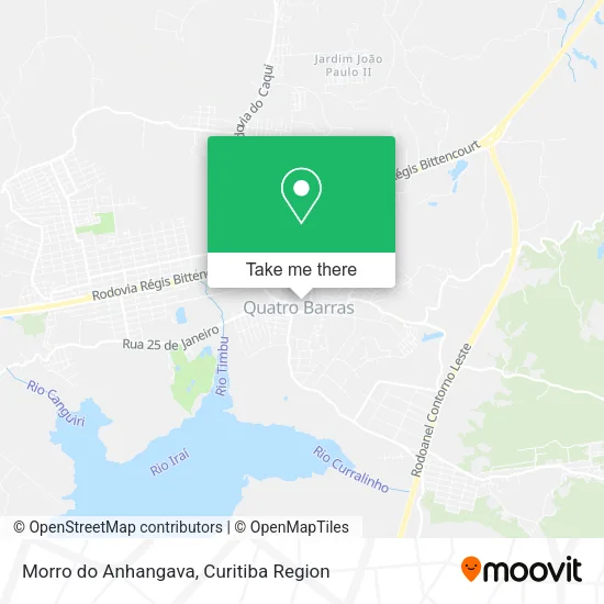 Morro do Anhangava map