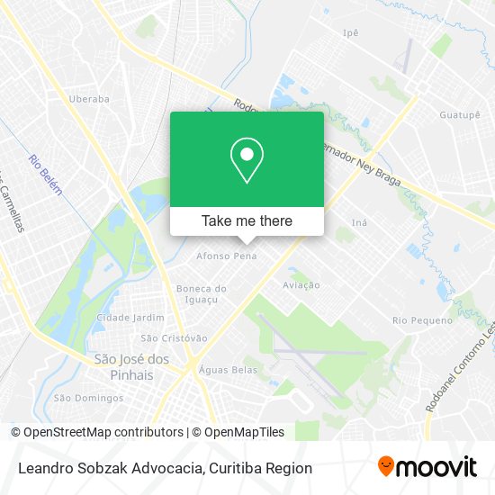 Leandro Sobzak Advocacia map