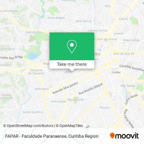 FAPAR - Faculdade Paranaense map