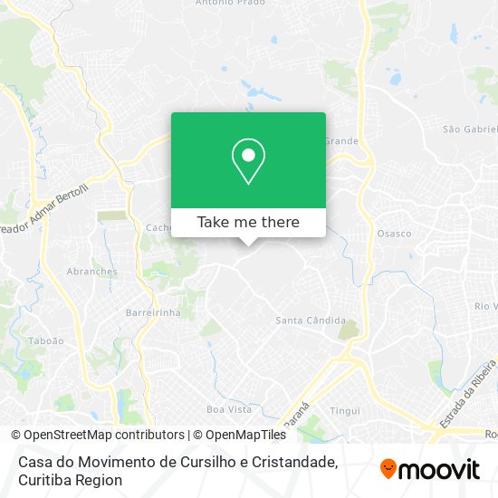 Casa do Movimento de Cursilho e Cristandade map