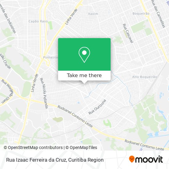 Rua Izaac Ferreira da Cruz map