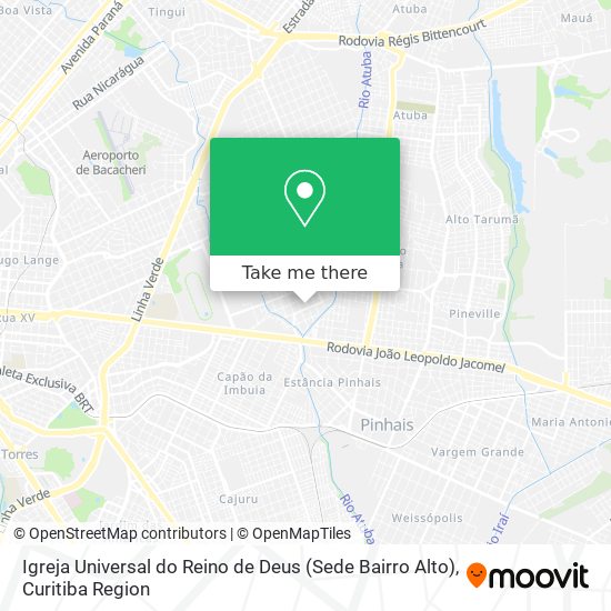 Igreja Universal do Reino de Deus (Sede Bairro Alto) map
