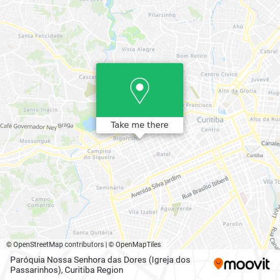 Paróquia Nossa Senhora das Dores (Igreja dos Passarinhos) map