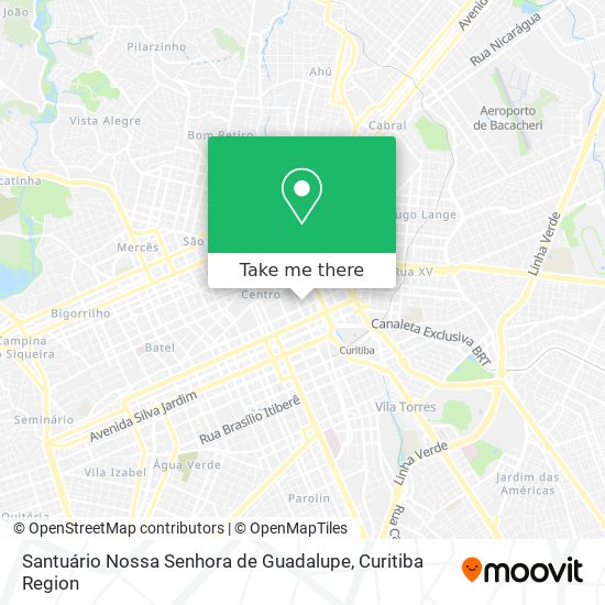 Santuário Nossa Senhora de Guadalupe map