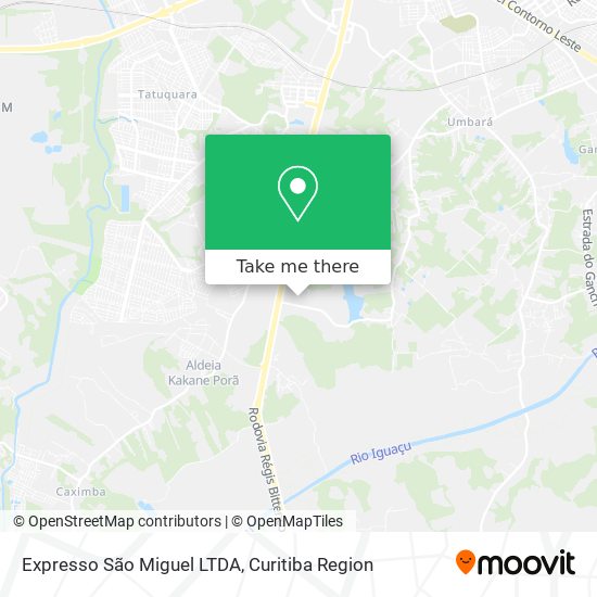 Expresso São Miguel LTDA map