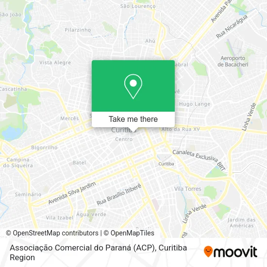 Associação Comercial do Paraná (ACP) map