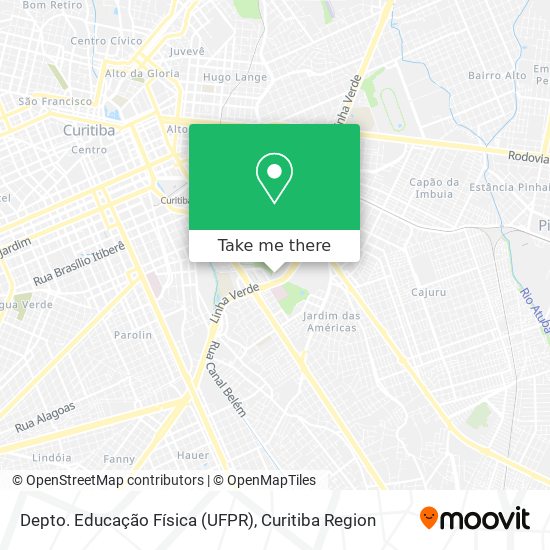 Depto. Educação Física (UFPR) map