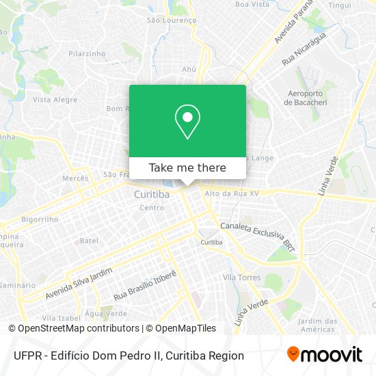 UFPR - Edifício Dom Pedro II map