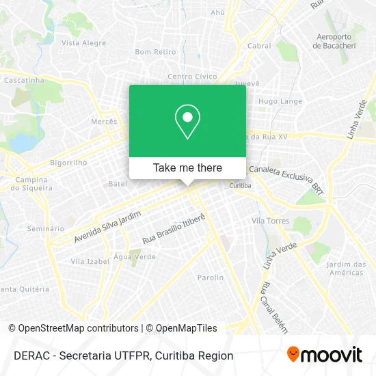 DERAC - Secretaria UTFPR map