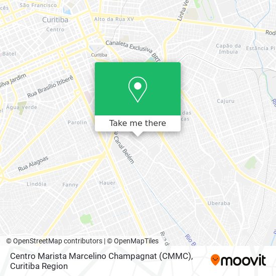 Mapa Centro Marista Marcelino Champagnat (CMMC)