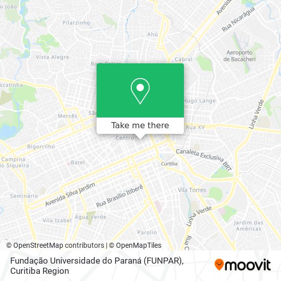 Fundação Universidade do Paraná (FUNPAR) map