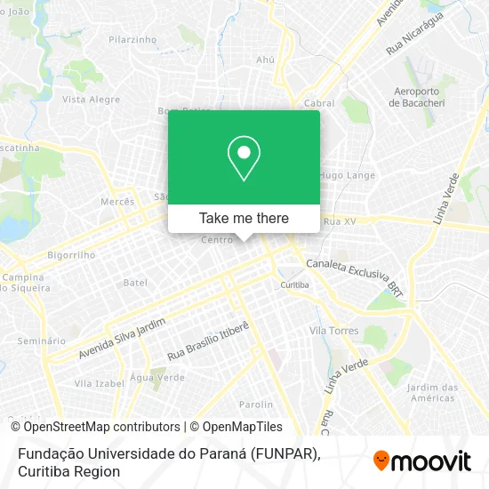 Fundação Universidade do Paraná (FUNPAR) map