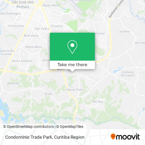Condomínio Trade Park map
