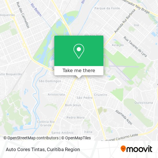 Mapa Auto Cores Tintas