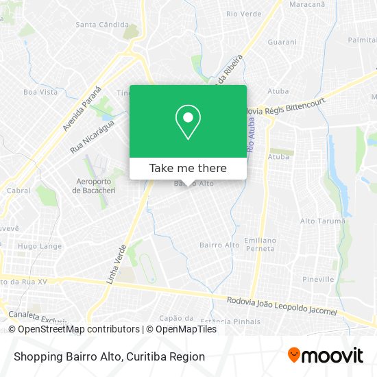 Shopping Bairro Alto map