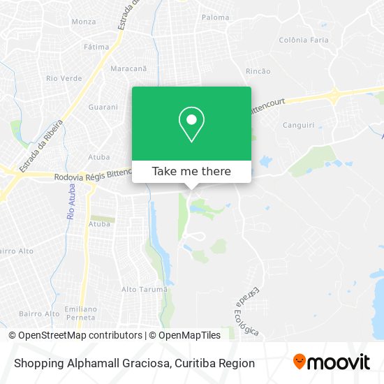 Shopping Alphamall Graciosa map