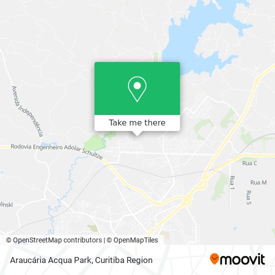 Araucária Acqua Park map