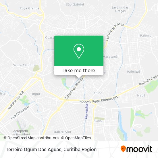 Terreiro Ogum Das Aguas map