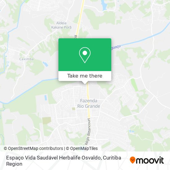 Espaço Vida Saudável Herbalife Osvaldo map