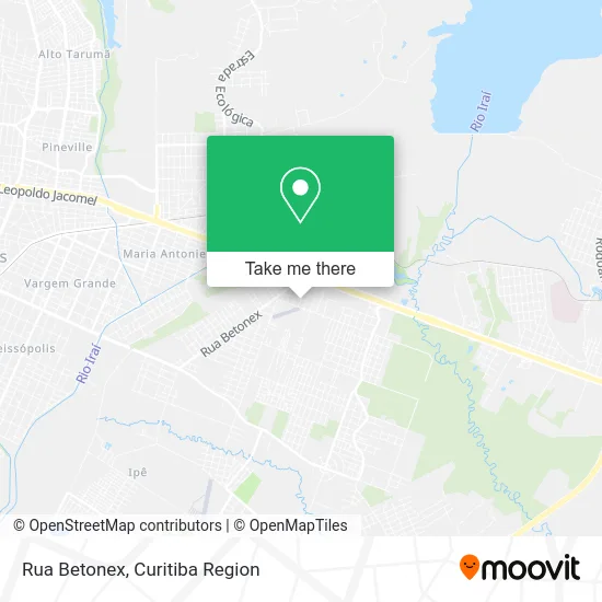 Rua Betonex map