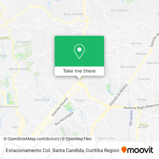 Estacionamento Col. Santa Candida map