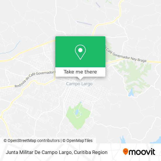 Junta Militar De Campo Largo map