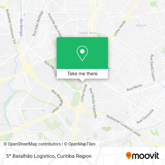 5º Batalhão Logístico map