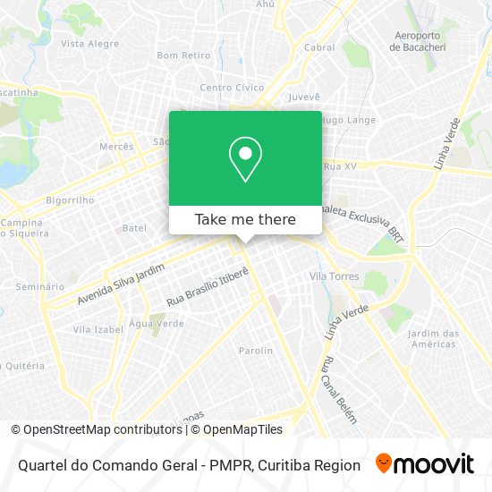 Quartel do Comando Geral - PMPR map