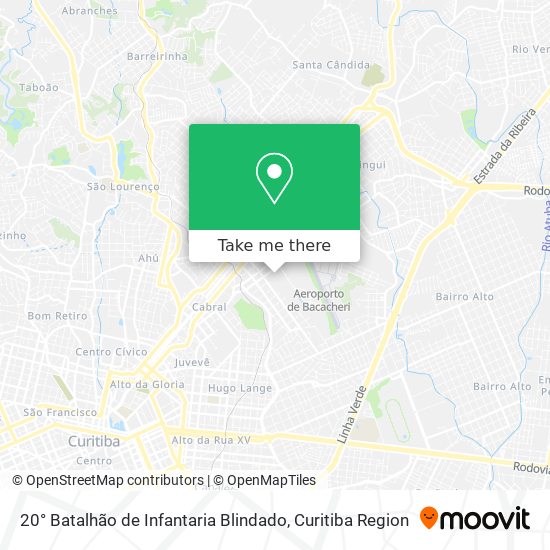 20° Batalhão de Infantaria Blindado map