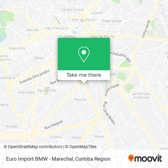 Euro Import BMW - Marechal map