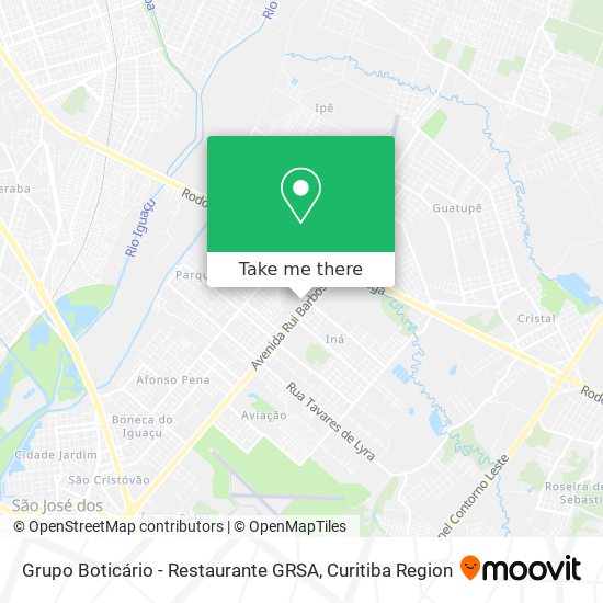 Grupo Boticário - Restaurante GRSA map
