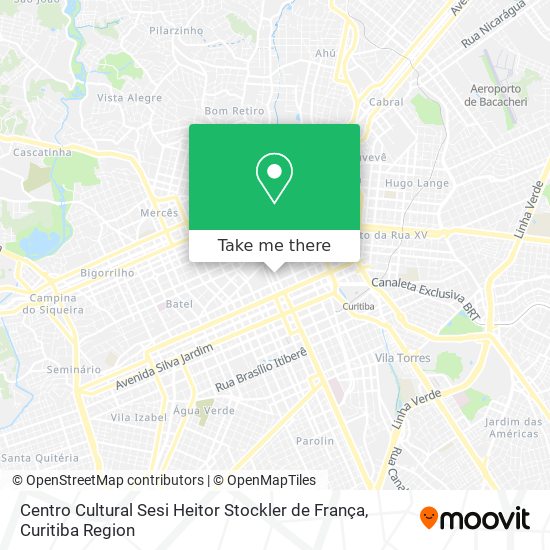 Centro Cultural Sesi Heitor Stockler de França map