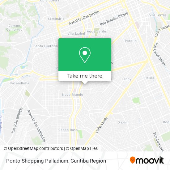 Ponto Shopping Palladium map