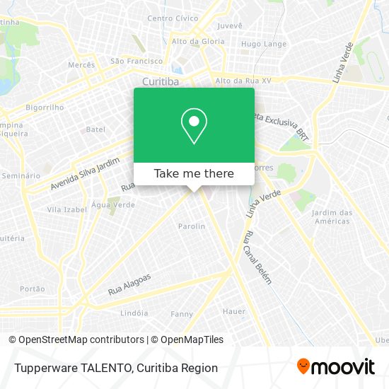 Tupperware TALENTO map